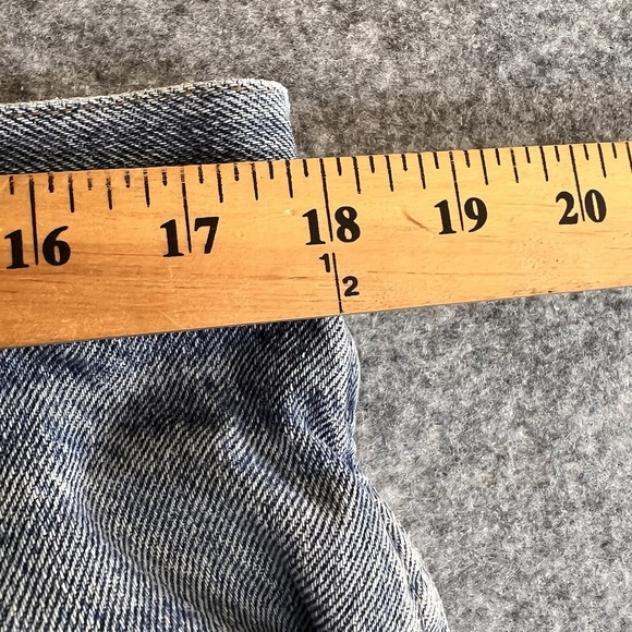 VTG Wrangler Jeans Mens 38x30 USA Blue Straight Denim Cowboy Western Y2K READ‎ - Picture 6 of 11